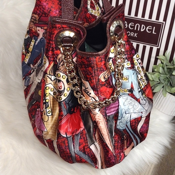 Rare Henri Bendel Izak  Girls in Lights Shopper Tote - Picture 6 of 16